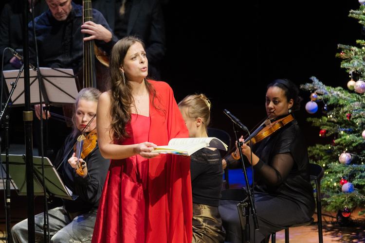 Sopranen Helena Schuback var fremragende som Theodora i Händels værk om en kristen martyr på romerrigets tid. Foto: Flemming Bo Jensen