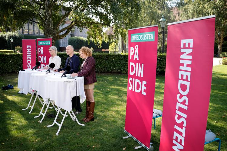 Lørdag holder Enhedslisten sit første ekstraordinære årsmøde i partiets historie. Fraktionen Rødt Venstre skal erklæres partiskadelig, og det skal være nemmere at eksludere medlemmer, ønsker et flertal i partiets hovedbestyrelse.  Foto: Jens Dresling