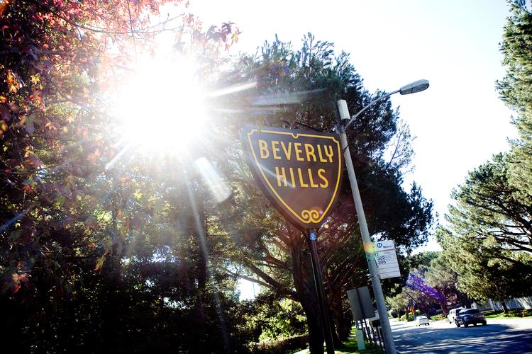 Beverly Hills, som er en forstad til Los Angeles, kendt for at huse mange utrolig rige mennesker, er blandt seværdighederne i den amerikanske storby.   Foto: Thomas Borberg