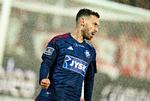 Younes Bakiz fra Silkeborg IF fejrer sin scoring til 2-1 i DBU Pokalen. Foto: Henning Bagger/Ritzau Scanpix