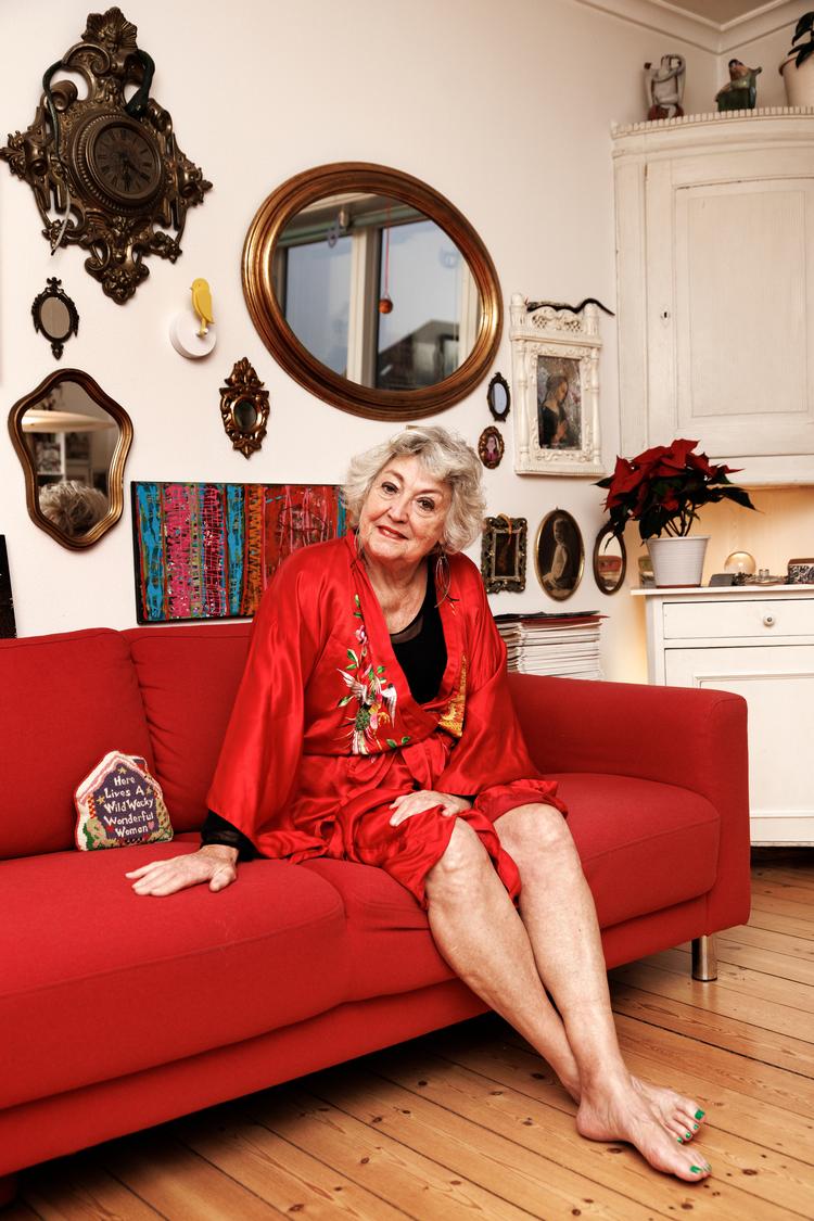 Susan Ekberg på 79 fortæller om at have et levende sexliv i en sen alder. Foto: Jacob Ehrbahn