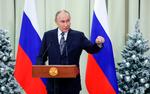 Vladimir Putin trådte ind som Ruslands nye stærke mand for præcis 25 år siden, da daværende præsident Boris Jeltsin trak sig tilbage 31. december 1999.  Foto: Alexandr Demyanchuk/Ritzau Scanpix