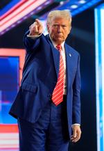 Seks akademikere er udkommet med en bog, der fungerer som en fornem vejviser gennem den jungle af Trump-taler, der venter os. Foto: Cheney Orr/Ritzau Scanpix