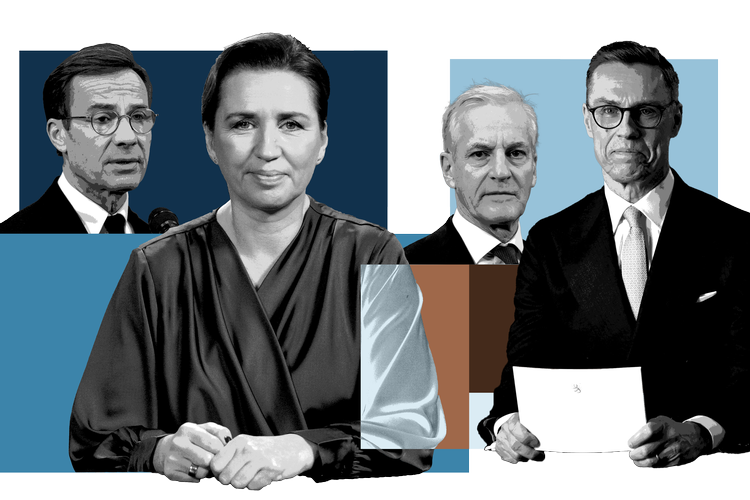 Kollage: Kira Bube. Originalfoto: Mads Claus Rasmussen, Markku Ulander, Ints Kalnins