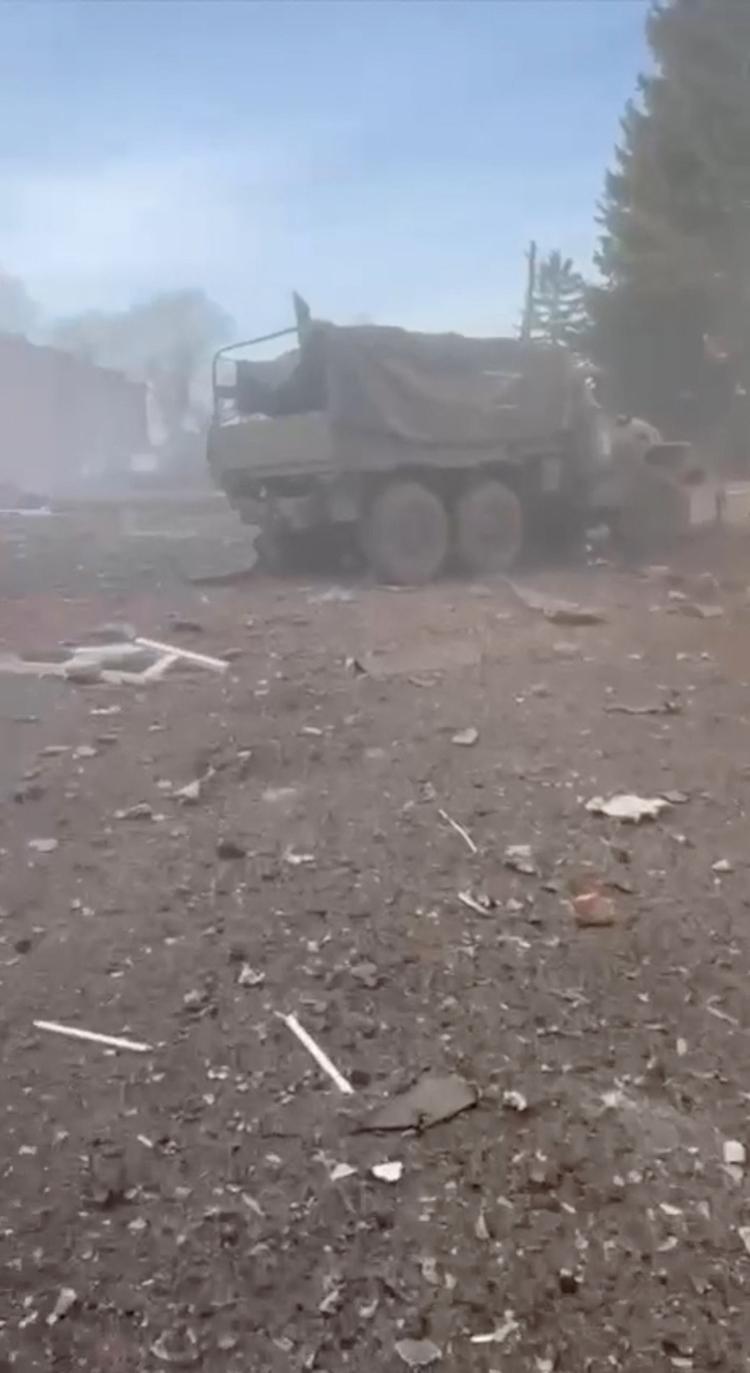 Ukraine har haft held til at ertobre en mindre del af Rusland i Kursk-regionen, hvor der er hårde kampe.  Foto: Social Media/Ritzau Scanpix