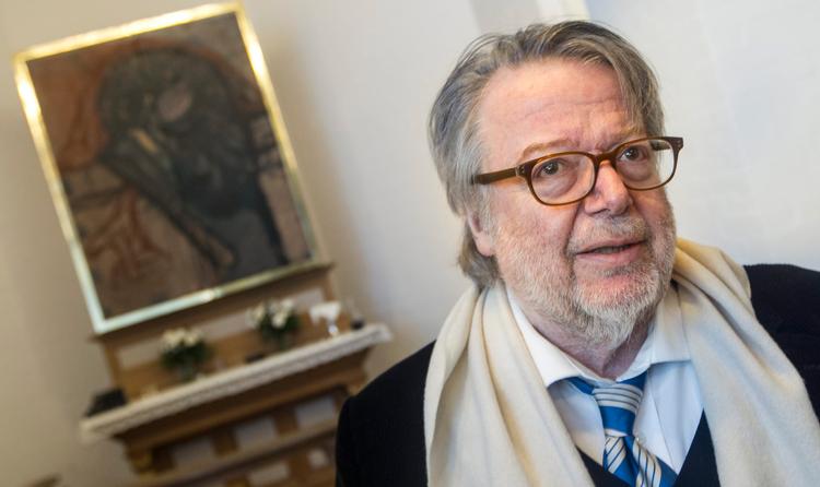 Peter Brandes var blandt andet kendt for sine udsmykninger af flere danske kirker.    Foto: Kim Haugaard/Ritzau Scanpix