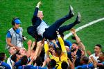 Didier Deschamps største triumf som fransk landstræner var VM-guldet i 2018 i Rusland. Foto: Alexander Nemenov/Ritzau Scanpix