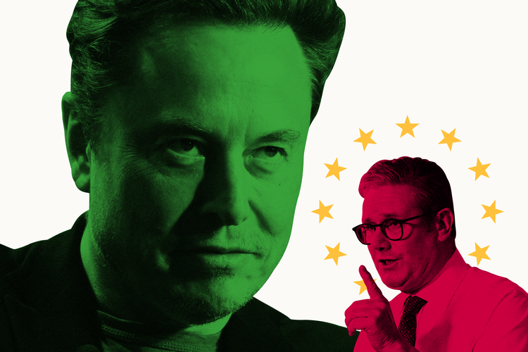 Illustration: Caroline Niegaard. Originalfoto: David Swanson/Leon Neal/Ritzau Scanpix