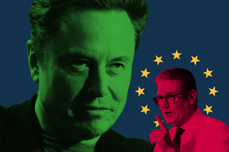 Illustration: Caroline Niegaard. Originalfoto: David Swanson/Leon Neal/Ritzau Scanpix