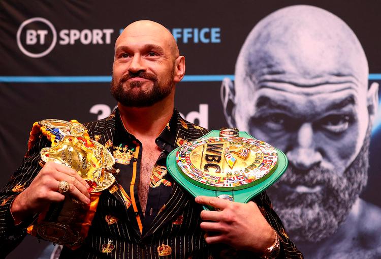 Den tidligere verdensmester i sværvægtsboksning Tyson Fury indstiller karrieren.  Foto: Adrian Dennis/Ritzau Scanpix