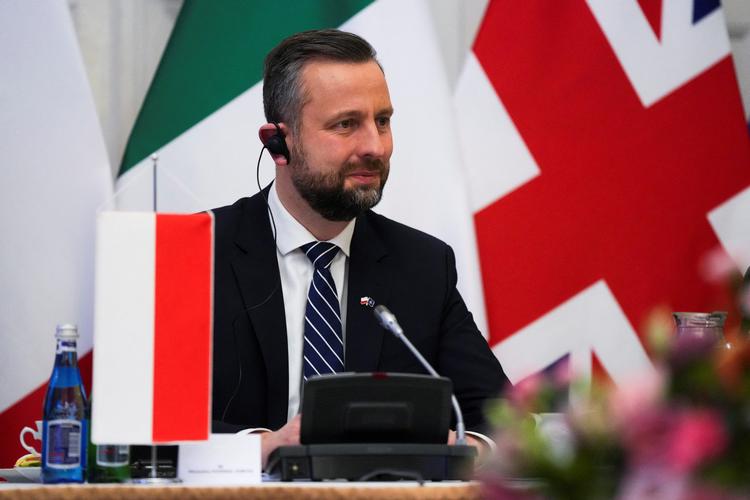 Polens forsvarsminister, Wladyslaw Kosiniak-Kamysz, er mandag vært for et møde mellem de europæiske forsvarsministre i Pruszkow. Foto: Aleksandra Szmigiel/Ritzau Scanpix