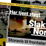Collage Tomas Østergren. Skærmbilleder: TV2.no/Dagbladet.no