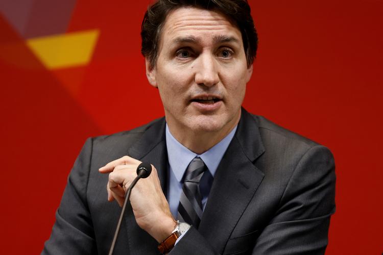 Da det fortsat er uklart, præcis hvordan Trumps plan vil se ud, afviser Canadas premierminister Justin Trudeau at uddybe, hvilken canadisk reaktion der kan blive tale om.  Foto: Blair Gable/Ritzau Scanpix