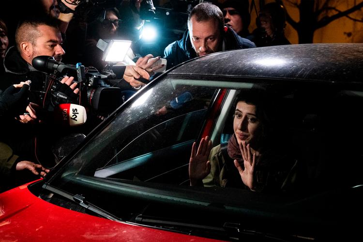 Da den italienske journalist Cecilia Sala blev fængslet, kontaktede hendes kæreste Elon Musk. Foto: Tiziana Fabi/Ritzau Scanpix