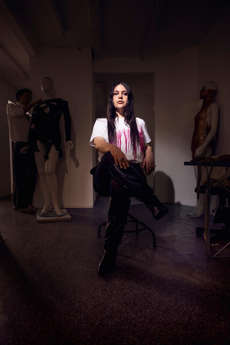 Tøjdesigner Alectra Rothschild står bag mærket Masculina. Foto: Nicolai West/POLITIKEN