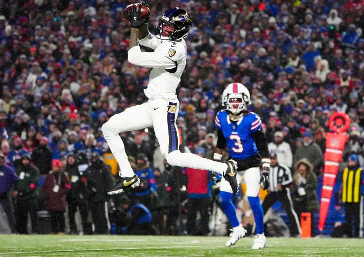 Nattens sejr betyder, at Bills er klar til AFC-finalen, hvor holdet står over for de seneste to års mestre, Kansas City Chiefs. AFC er den ene halvdel af NFL. Foto: Gregory Fisher/Ritzau Scanpix