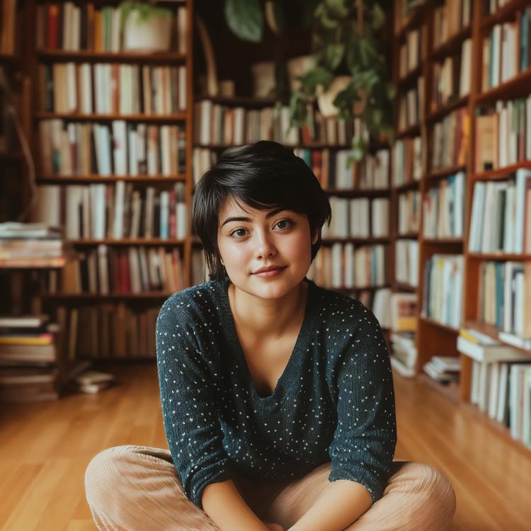 Det her er et computerskabt billede af Rosy Lett. Det er streamingtjenesten og forlaget Storytels første AI-forfatter, der i denne uge udkom med sin første bog. Foto: Storytel (computerskabt billede)