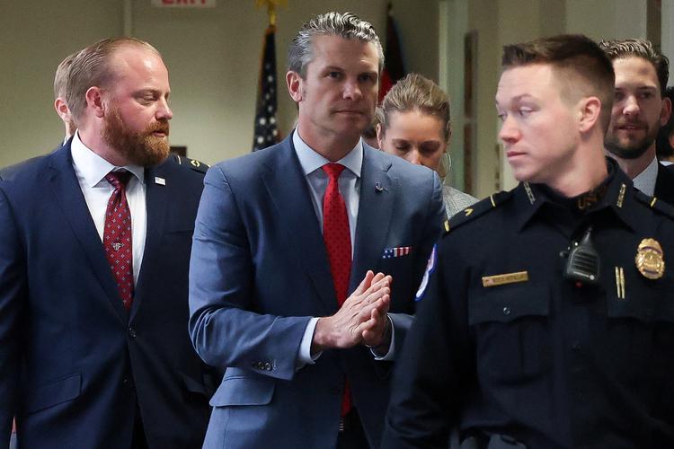 Trumps valg ​af forsvarsminister Pete Hegseth sender et signal om en ny kristen, maskulin krigerkultur.  Foto: Evelyn Hockstein/Ritzau Scanpix