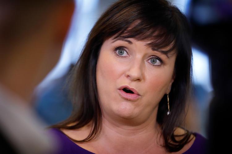 Ifølge sundhedsminister Sophie Løhde (V) er det først og fremmest en kvindekamp, når det handler om retten til abort, som blev vedtaget i Danmark i 1973. Foto: Jens Dresling