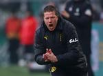 Mike Tullberg kunne se Dortmund bringe sig foran 2-0 på trods af et tidligt rødt kort i hjemmekampen mod Werder Bremen, som først i anden halvleg rigtig fandt melodien og endte med at stjæle det ene point. Foto: Thilo Schmuelgen/Ritzau Scanpix