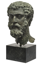 Buste af Septimus Severus, der bliver leveret tilbage til Tyrkiet.  Foto: Anders Sune Berg/glyptoteket