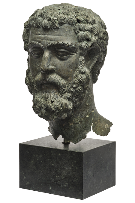 Buste af Septimus Severus, der bliver leveret tilbage til Tyrkiet.  Foto: Anders Sune Berg/glyptoteket