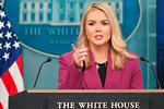 Fire dage efter at Karoline Leavitt i juli fødte sit første barn, var hun tilbage på arbejde for Donald Trump. »Jeg følte et behov for at være til stede i dette historiske øjeblik«, sagde hun til mediet The Conservateur. Foto: Roberto Schmidt/Ritzau Scanpix