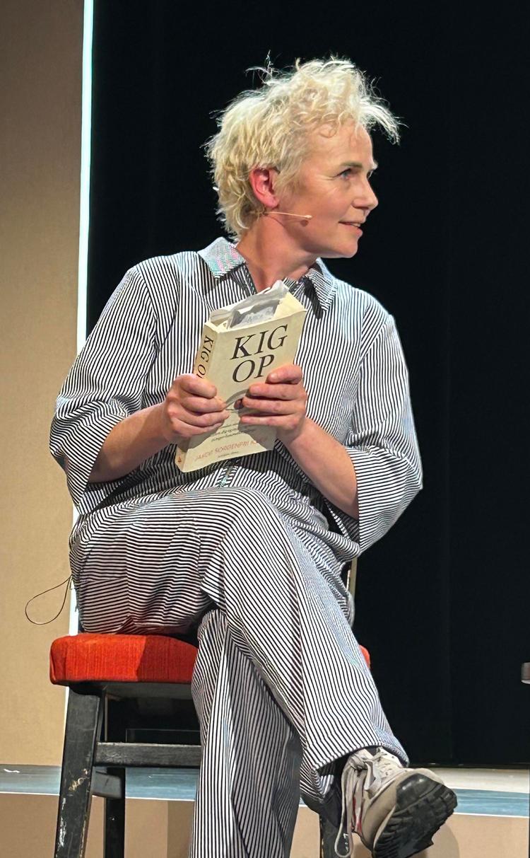 Mette K. Madsen kan i år fejre to markante begivenheder. Sin 50 års fødselsdag og sit 25 års skuespillerjubilæum. Foto: Eva Kloch Norlyk