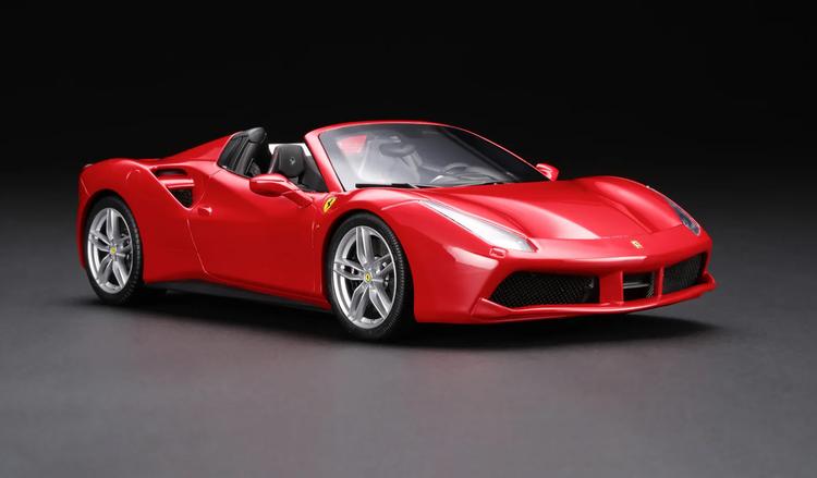I 2021 stoppede politiet en mand, der kørte vanvidskørsel på Frederikssundmotorvejen. De beslaglagde bilen, en Ferrari 488 Spider BD, og forleden inkasserede Staten  1,7 millioner kroner for den. Foto: Pr Foto