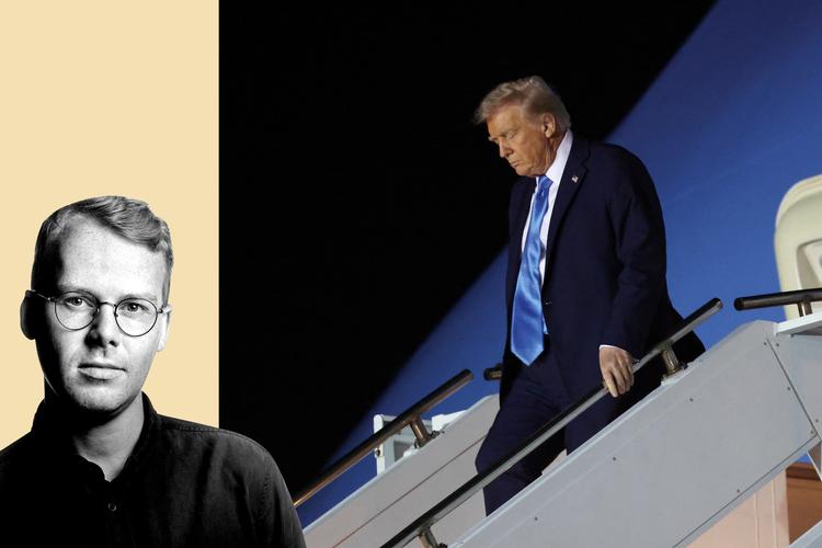 Collage. Originalfoto Mads Nissen / Kevin Lamarque/Ritzau Scanpix