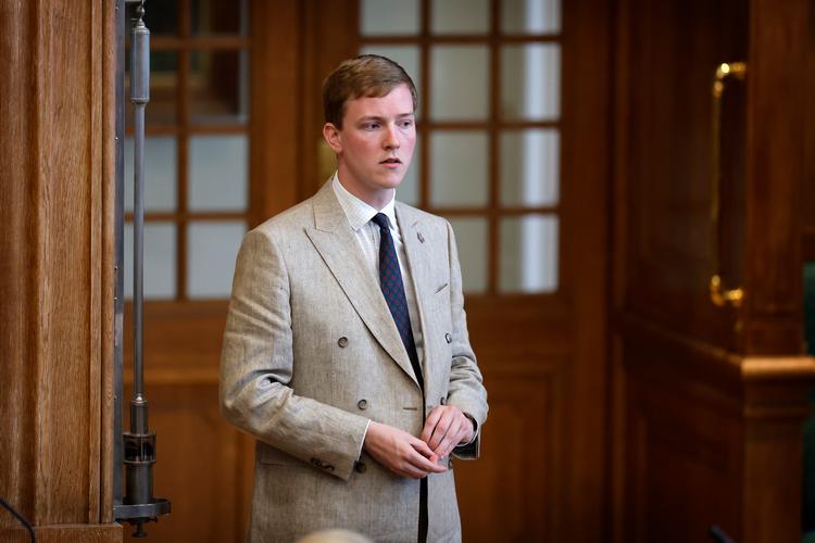 Dansk Folkepartis Mikkel Bjørn (O) vil tage den udlændingepolitiske dagsorden med sig på rådhuset i København, hvis han vælges ind. Foto: Jens Dresling