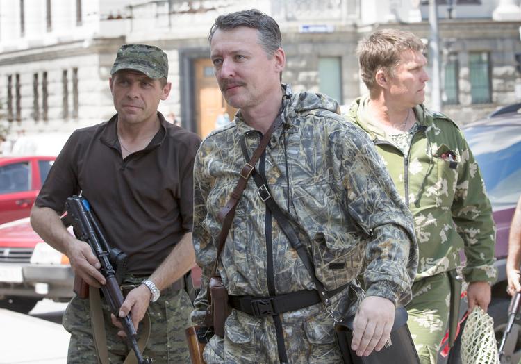 Igor Strelkov fotograferet i 2014 under sit arbejde med at få startet et påstået russisksindet oprør i Donetsk. Arkivfoto. Foto: Dmitry Lovetsky/Ritzau Scanpix