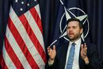 En lang række stats- og regeringschefer deltager fra fredag til søndag i en sikkerhedskonference i den sydtyske by München, herunder USA's videpræsident JD Vance. Foto: Leah Millis/Ritzau Scanpix