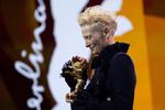 Tilda Swinton tog efter lange overvejelser til Berlinalen for at tale om Gaza, Israel og BDS, selv om hun vidste, at det ville blive upopulært. Foto: Sandra Weller
