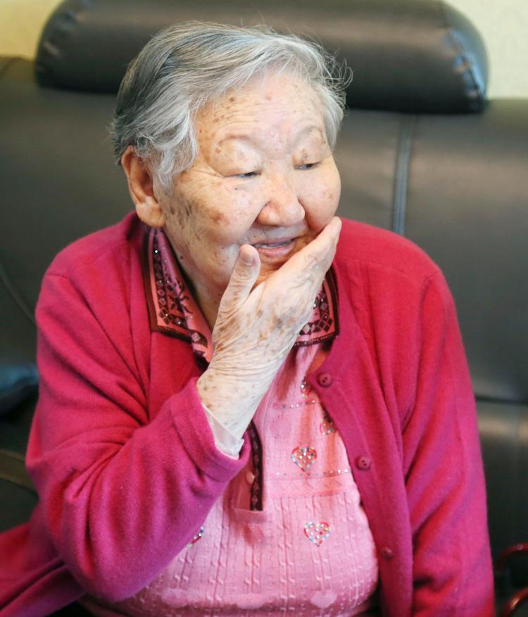 Gil Won-ok var kun lige fyldt 13, da hun blev rekrutteret til at gøre tjeneste hos japanske soldater i det nordøstlige Kina. Da hun efter et år blev sendt hjem, var hun smittet med flere kønssygdomme. Foto: /Ritzau Scanpix