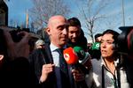 Som følge af det uønskede kys er Rubiales blevet idømt dagbøder à 20 euro i halvandet år. Det samlede beløb svarer til lidt over 10.000 euro. Foto: Oscar del Pozo/Ritzau Scanpix