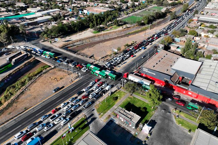 Lysreguleringen gik ned og skabte trafikkaos flere steder. Foto: Javier Torres/Ritzau Scanpix