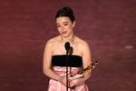 25-årige Mikey Madison vandt en Oscar for Bedste kvindelige hovedrolle som sexarbejderen Ani i filmen af samme navn. Foto: Carlos Barria/Ritzau Scanpix