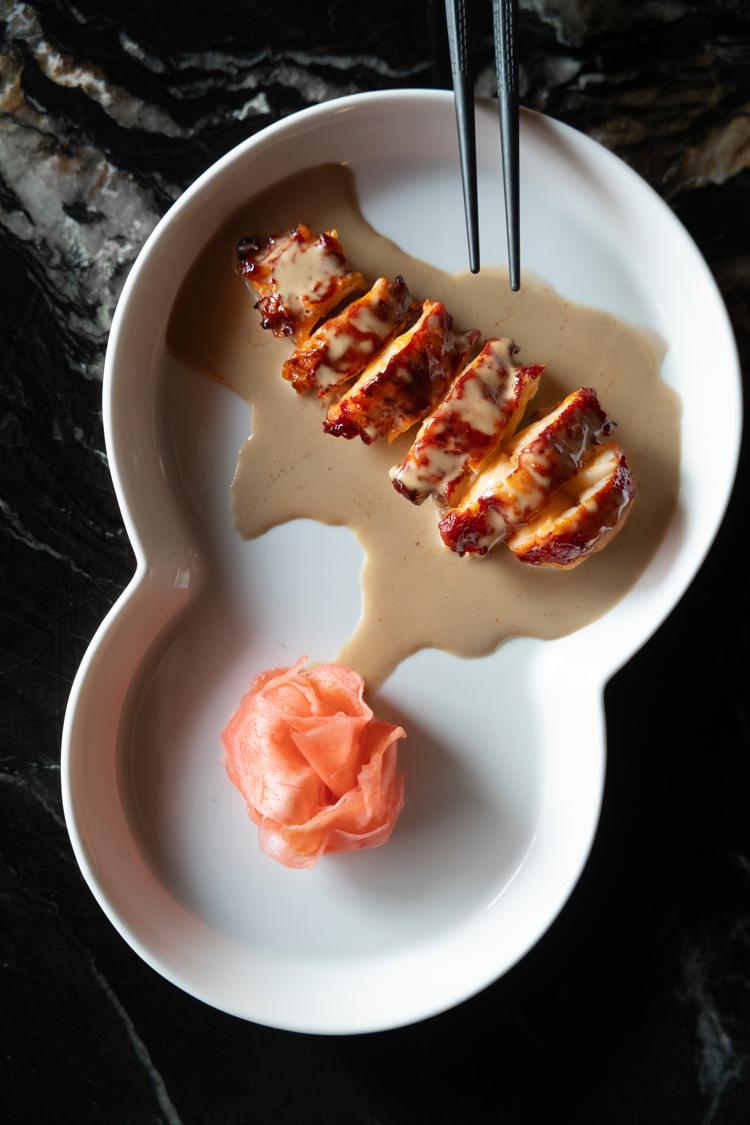 Hummerhale med Tiger Lee-sauce. Foto: Thomas Borberg