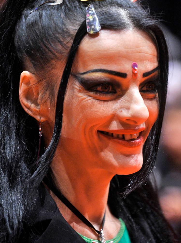 Nina Hagen har nu erklæret sig som kristen og har i de senere år mest givet koncerter i kirker i Tyskland.  Foto: John Macdougall/Ritzau Scanpix