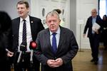 Krigen i Ukraine har givet heftig aktivitet i Udenrigspolitisk Nævn – her et møde i februar, som forsvarsminister Troels Lund Poulsen (V) og udenrigsminister Lars Løkke Rasmussen (M) deltog i.   Foto: Jens Dresling