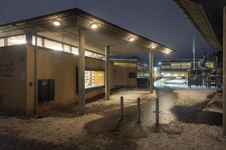 55 procent af lærerne på Harrestrup Å Skole i Valby angiver over for Berlingske, at de har været udsat for vold. Foto: Emil Bay