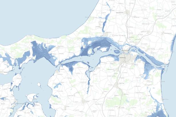 Havvandstand Limfjorden 3 m