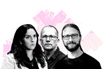 Peder Hvelplund (EL) mener, at der mangler kontrol og overblik over markedet for selvtests. Monika Rubin (M) og Stinus Lindgreen (R) kritiserer apotekerne. Kollage: Freja Juul Pedersen Foto: Jens Dresling, Marcus Emil Christensen, Miriam Dalsgaard.