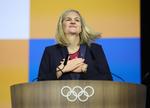 Kirsty Coventry skal nu træde ud af Thomas Bachs skygge som IOC’s første kvindelige præsident.  Foto: Louisa Gouliamaki/Ritzau Scanpix