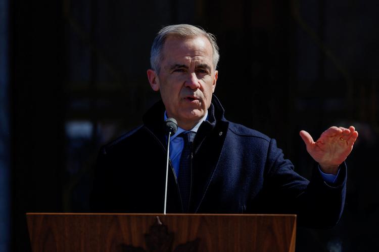 Canadas premierminister, Mark Carney, har udskrevet parlamentsvalg 28. april. Foto: Blair Gable/Ritzau Scanpix