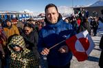 Formanden for Demokratiit, Jens Frederik Nielsen, kan se frem til at stå i spidsen for Grønlands nye regering. Foto: Nicolai West