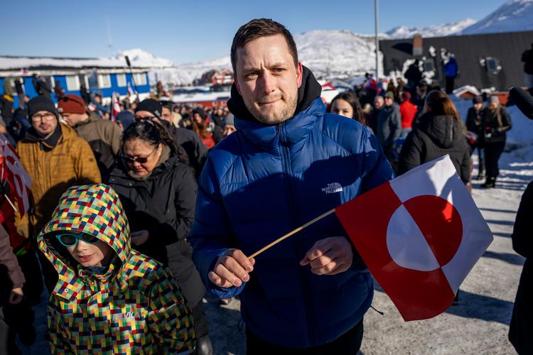 Formanden for Demokratiit, Jens Frederik Nielsen, kan se frem til at stå i spidsen for Grønlands nye regering. Foto: Nicolai West