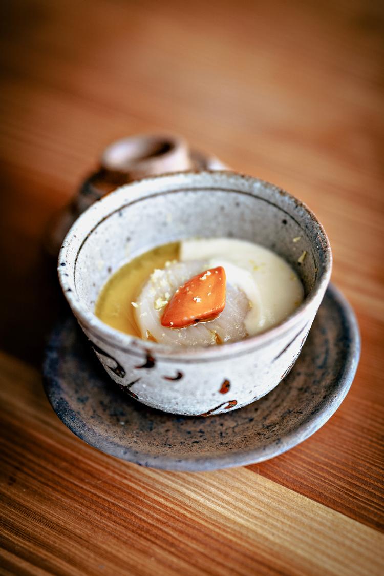 Chawanmushi med kammusling . Foto: Miriam Dalsgaard