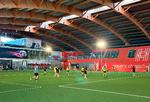 APF's u16 piger kan sagtens fylde Hafnia Hallen. Det kan de kun, fordi de er et blandet hold af tre klubber, mener deres træner. Foto: Villads Znaty